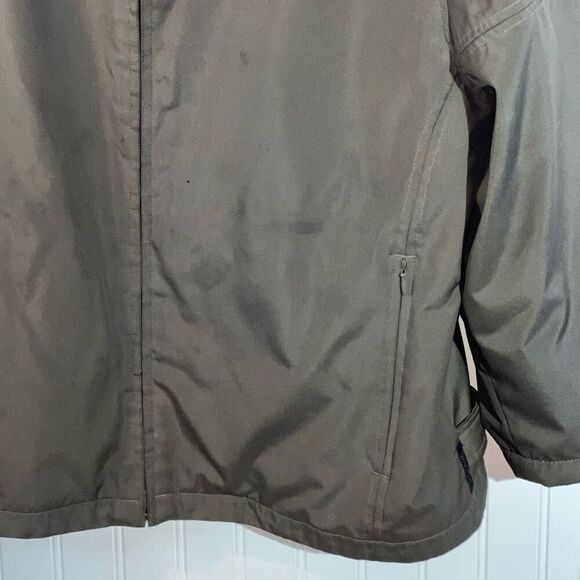 London Fog Weatherproof Jacket Mens Size Large Dark Green Long Sleeve Zip Up - Picture 3 of 9